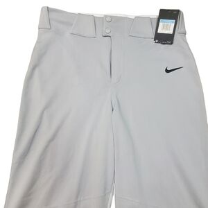 NIKE MENS LIGHT GREY BASEBALL PANTS